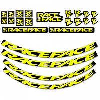 [해외]RACE FACE Next Sl Turbine Sl Arc Carbon 26 Arc Offset 25 스티커 1137212302 Yellow