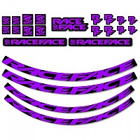 [해외]RACE FACE Turbine R Arc Offset 30 스티커 1137212311 Purple