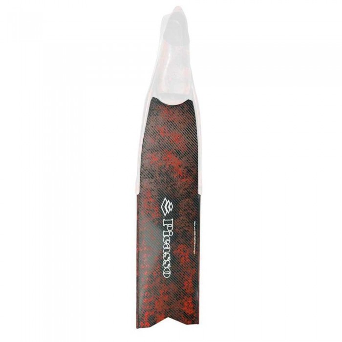 [해외]PICASSO Glass Carbon Explosion Long Medium 핀 블레이드 1 단위 10136799136 Red Camo