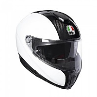 [해외]AGV OUTLET Sportmodular Solid MPLK 모듈형 헬멧 9136626687 Carbon / White