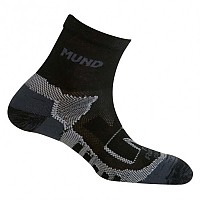 [해외]MUND SOCKS 트레일 런닝 양말 6136223535 Black / Grey