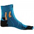 [해외]X-SOCKS 트레일 Energy 양말 6137057214 Teal Blue / Sunset Orange