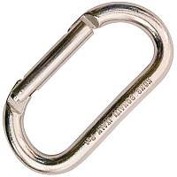 [해외]콩 ITALY Oval Alu Straight Gate 스냅훅 4136026638 Polished