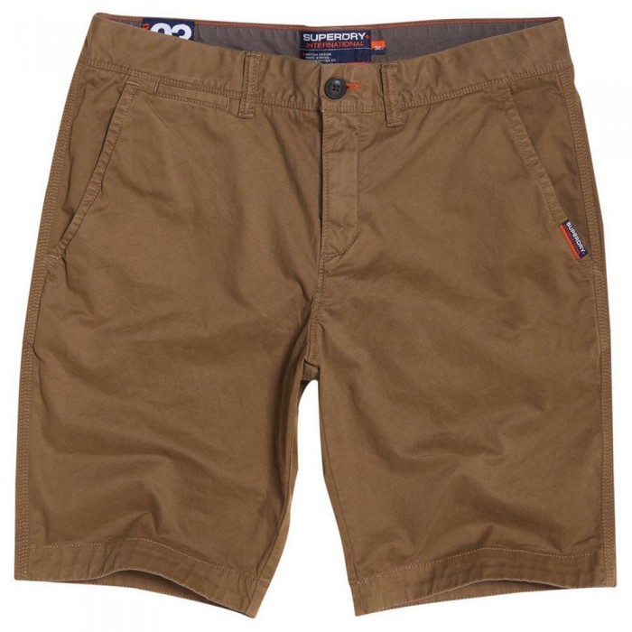 [해외]슈퍼드라이 International Slim Lite 치노 반바지 137043339 Bronze Khaki