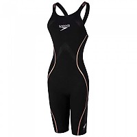 [해외]스피도 Fastskin LZR Pure Intent 오픈 백 경기용 수영복 6137249899 Black / Rose Gold