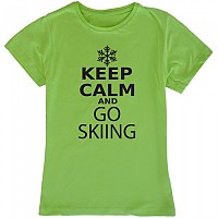 [해외]KRUSKIS Keep Calm And Go Skiing 반팔 티셔츠 4136634192 Light Green