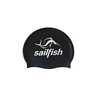 [해외]SAILFISH Silicone 수영 모자 6555029 Black