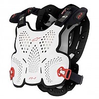 [해외]알파인스타 A1 Roost Guard 보호 조끼 9136134314 White / Black / Red