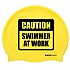 [해외]BUDDYSWIM Caution Swimmer At Work 수영 모자 6136764774 Yellow