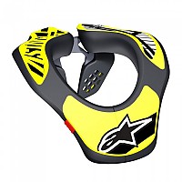 [해외]알파인스타 Neck Support 목 보호대 9136581480 Black Yellow Fluo