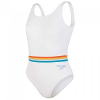 [해외]스피도 Belted Deep U-Back 수영복 6137435696 White / Orange Fizz / Mango / Sky Blue / Blue Bay