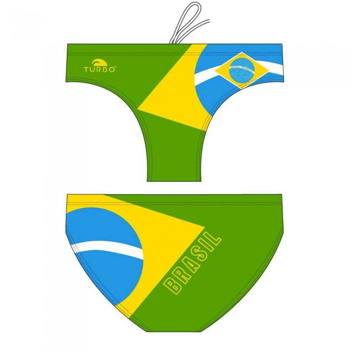 [해외]터보 Brazil 수영복 브리프 6675021 Green / Yellow