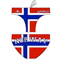 [해외]터보 Norway 수영복 브리프 6675251 Red / Royal