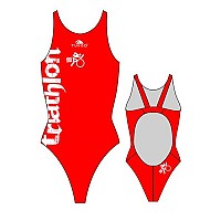 [해외]터보 Triathlon Pro Resist 수영복 61290334 Red / White