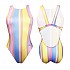 [해외]터보 Pastel Stripes 수영복 6137181050 Yellow