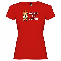 [해외]KRUSKIS Born To Climb 반팔 티셔츠 4137538490 Red