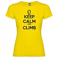 [해외]KRUSKIS Keep Calm And Climb 반팔 티셔츠 4137539094 Yellow