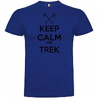 [해외]KRUSKIS Keep Calm And Trek 반팔 티셔츠 4137539161 Royal Blue