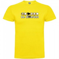 [해외]KRUSKIS Be Different Football 반팔 티셔츠 3137538934 Yellow