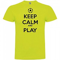 [해외]KRUSKIS Keep Calm And Play Football 반팔 티셔츠 3137539103 Light Green