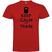 [해외]KRUSKIS Keep Calm And Train 반팔 티셔츠 7137539153 Red