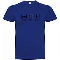 [해외]KRUSKIS Sleep Eat And Train 반팔 티셔츠 7137539224 Royal Blue