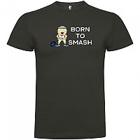 [해외]KRUSKIS Born To Smash 반팔 티셔츠 12137538797 Dark Grey