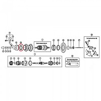 [해외]시마노 Nexus 3C40 3초 볼 링 왼쪽 1137551964 Silver