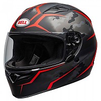 [해외]BELL MOTO Qualifier 풀페이스 헬멧 9137569603 Stealth Camo Matte Black / Red