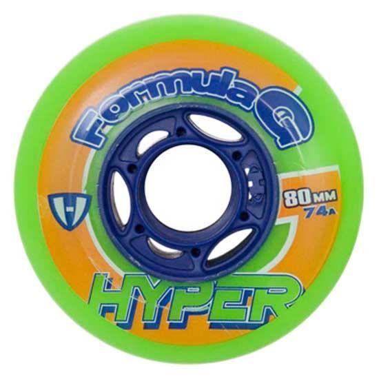 [해외]HYPER WHEELS Hockey Indoor Formula G ERA 4 Units 바퀴 14136749540 Green