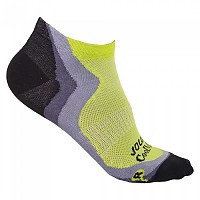 [해외]JOLUVI Coolmax Walking 양말 2 켤레 6137603836 Black / Neon Yellow