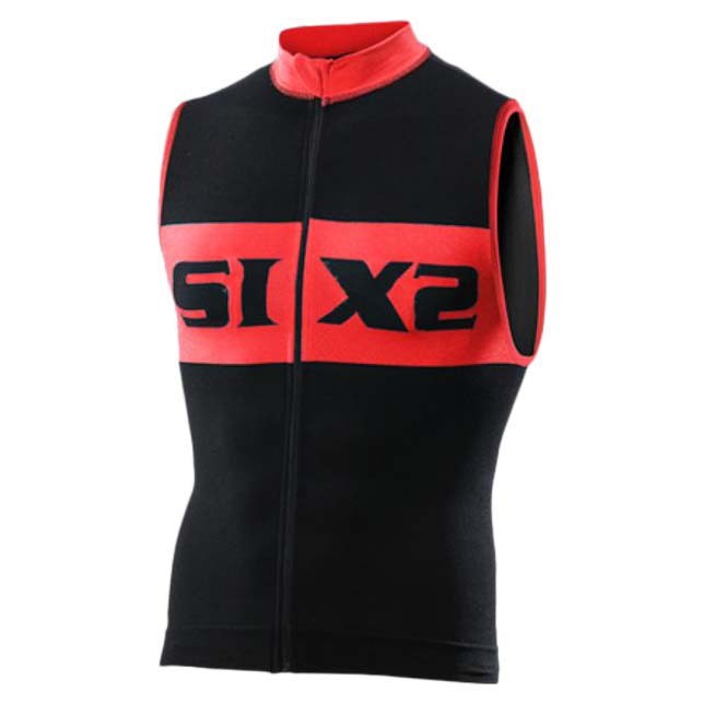 [해외]SIXS Luxury 슬리브리스 사이클링 져지 1136351192 Black / Red