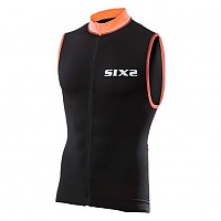 [해외]SIXS Stripes 슬리브리스 사이클링 져지 1136351194 Black / Orange