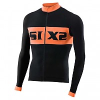 [해외]SIXS Luxury 긴팔 저지 1136351208 Black / Orange