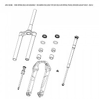 [해외]락샥 Fork Spring Solo Air 세트 1137601928 Silver