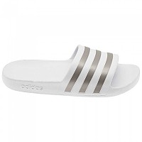 [해외]아디다스 Adilette Aqua 슬리퍼 137385131 Footwear White / Silver Metal / Footwear White