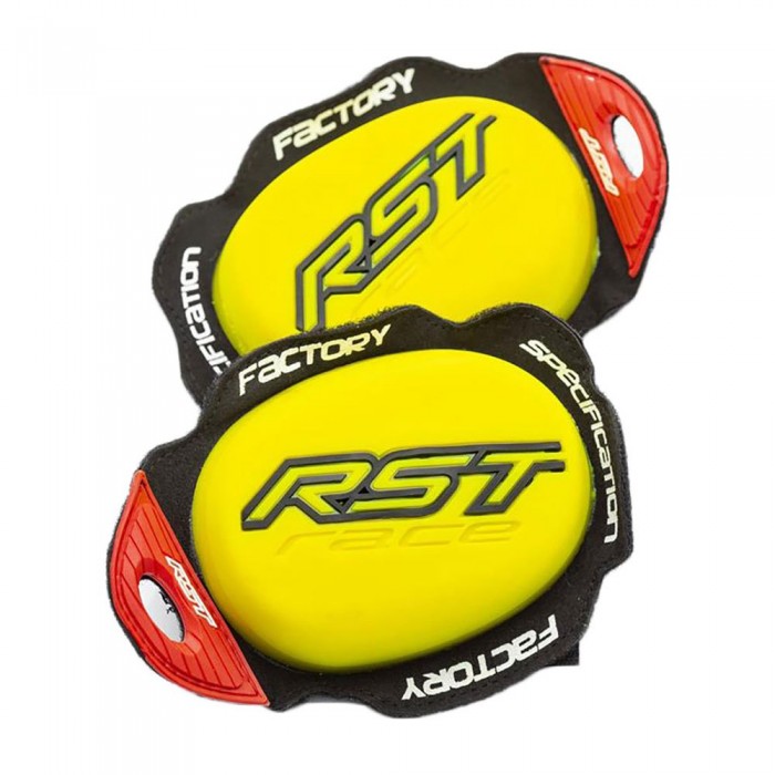 [해외]RST Factory Reverse Velcro 무릎 슬라이더 9137725945 Fluo Yellow