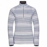 [해외]오들로 Silvretta Ceramiwarm 하프 지퍼 플리스 4137498701 White / Graphic