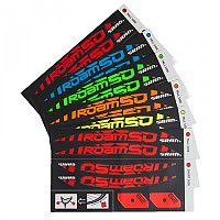 [해외]스램 Wheel Decal Set Roam 50 MTB 29 B1 스티커 1137670548 Red / Blue / Green / Yellow / Orange / Red-Orange