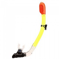 [해외]WAIMEA Full Dry Liquid Silicone 다이빙 스노클 10137618928 Fluorescent Yellow / Fluorescent Orange / Black