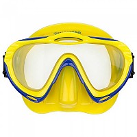 [해외]WAIMEA Diving Silicone 다이빙 마스크 10137618921 Fluorescent Yellow / Cobalt Blue