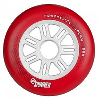 [해외]파워슬라이드 Spinner 88A 스케이트 바퀴 14137896566 Red / White