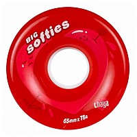 [해외]CHAYA Big Softie 바퀴 4 단위 14137896604 Clear Red