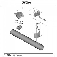 [해외]시마노 뒤쪽 Steps BM-E8010 M5 1137974575 Black