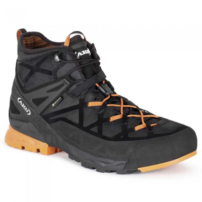 [해외]아쿠 Rock DFS Mid 고어텍스 등산화 4137989861 Black / Orange