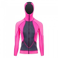 [해외]부샤 Atoll With Hood 프리다이빙 자켓 10137861593 Pink Fluor