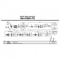 [해외]시마노 SG-C3000 16 단위 1137974260 Silver