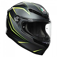 [해외]AGV OUTLET K6 Multi MPLK 풀페이스 헬멧 9137757643 Flash Grey / Black / Lime