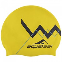 [해외]AQUAFEEL Silicone 수영 모자 6138114502 Yellow