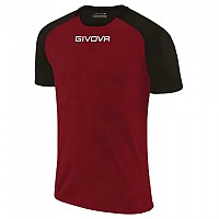 [해외]GIVOVA Capo 반팔 티셔츠 3138167756 Burgundy / Black